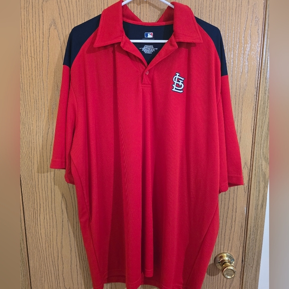 ST.Louis Cardinals Men's BIG & TALL  Polo Shirt - Picture 1 of 2
